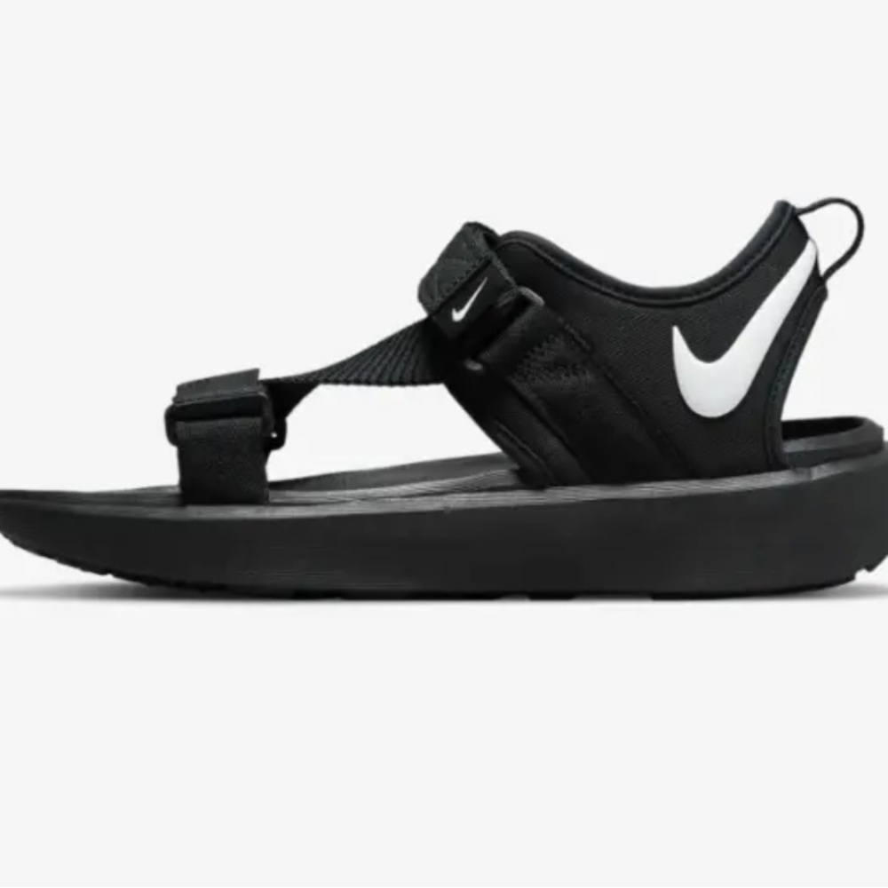 Nike Vista Sandals NA DJ6606-001 Black/White Strap Up Men's